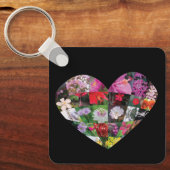 Hart_Bloemen Sleutelhanger (Voorkant)
