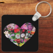 Hart_Bloemen Sleutelhanger (Achterkant)