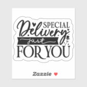 Hart & Bloemen Verpakkingslabel voor kleine bedrij Sticker (Vel)