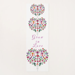 Hart Bloemmotief Yogamat
