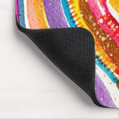 Hart boho waterverf kunst muismat (Hoek)