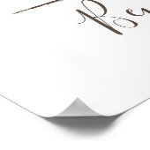 Hart Boom - 250 handtekening gastenboek alternatie Poster (Hoek)