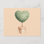 Hart Boom Liefde Briefkaart (Voorkant)