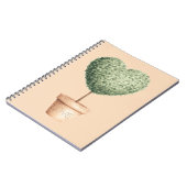 Hart Boom Liefde Notitieboek (Linkerzijde)