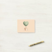 Hart Boom Liefde Post-it® Notes (Op bureau)