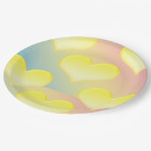 hart borden papieren bordje (Gekanteld)