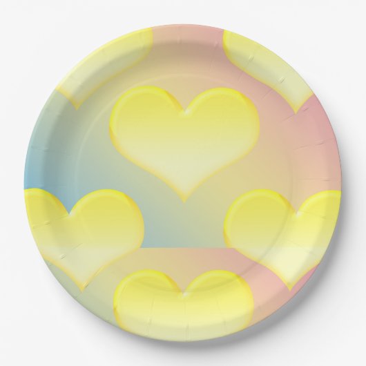 hart borden papieren bordje (Voorkant)