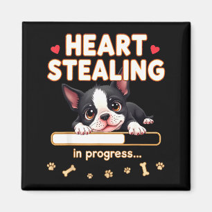 Hart Boston Terrier Hond Grappig Cadeau Bostie Pup Magneet