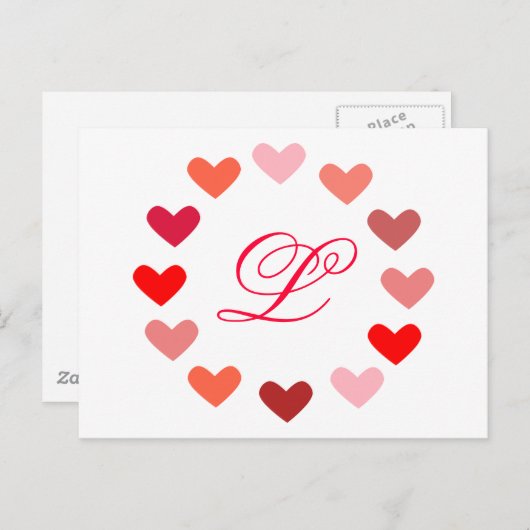 hart briefkaart (Voorkant / Achterkant)