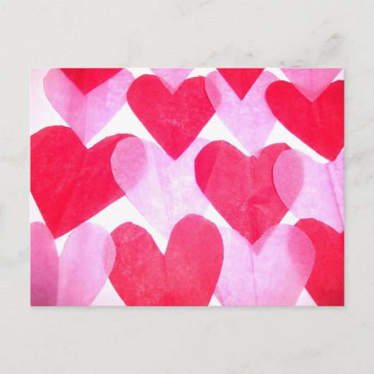 hart briefkaart (Voorkant)