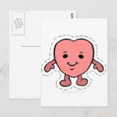 HART BRIEFKAART (Voorkant / Achterkant)