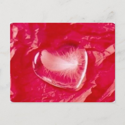 hart briefkaart (Voorkant)