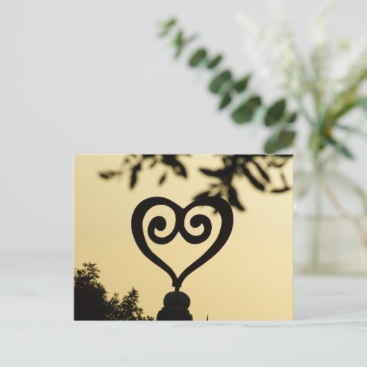 hart briefkaart (Staand voorkant)