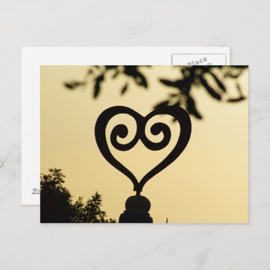 hart briefkaart (Voorkant / Achterkant)