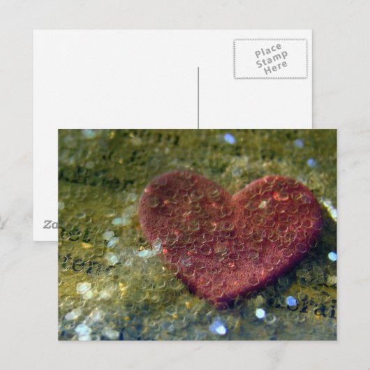 hart briefkaart (Voorkant / Achterkant)