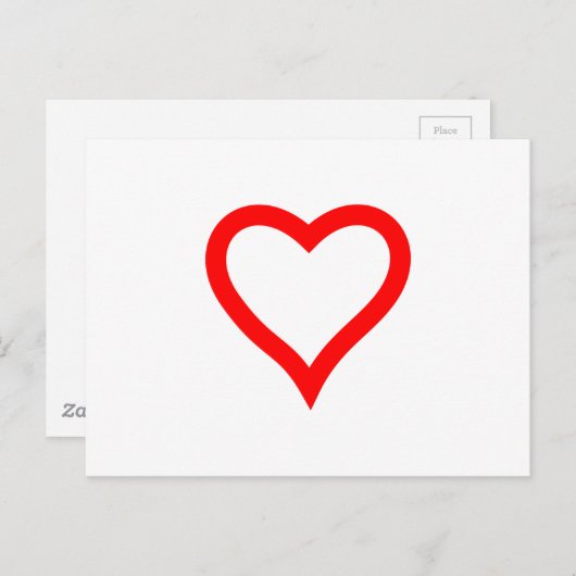 Hart Briefkaart (Voorkant / Achterkant)