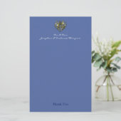 hart briefpapier (Staand voorkant)