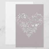 Hart Briefpapier (Voorkant / Achterkant)
