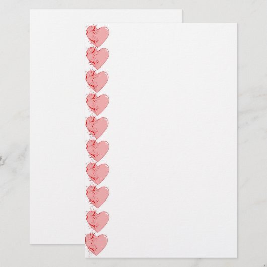 Hart Briefpapier (Voorkant / Achterkant)