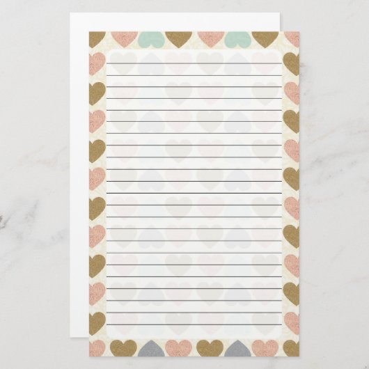 hart briefpapier (Voorkant / Achterkant)