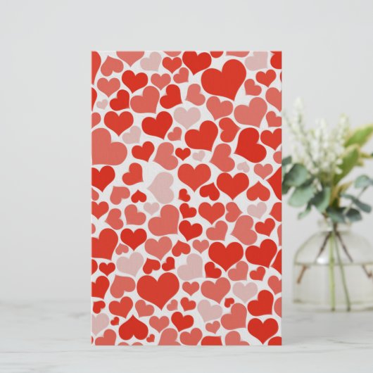 hart briefpapier (Staand voorkant)