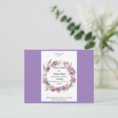 Hart bruiloft kaart (Staand voorkant)