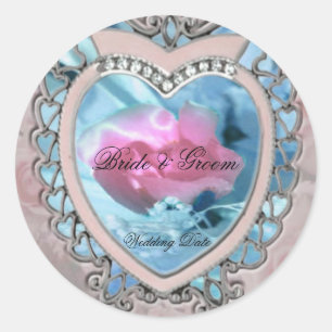 Hart Bruiloft Sticker