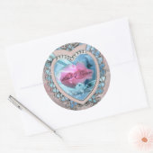 Hart Bruiloft Sticker (Envelop)