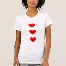 Hart Buttonnen T-shirt