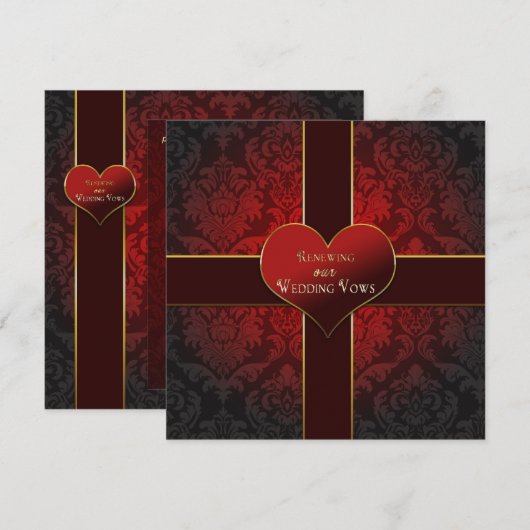 Hart/Cadeau - Verlenging van de uitnodiging tot we (Voorkant / Achterkant)