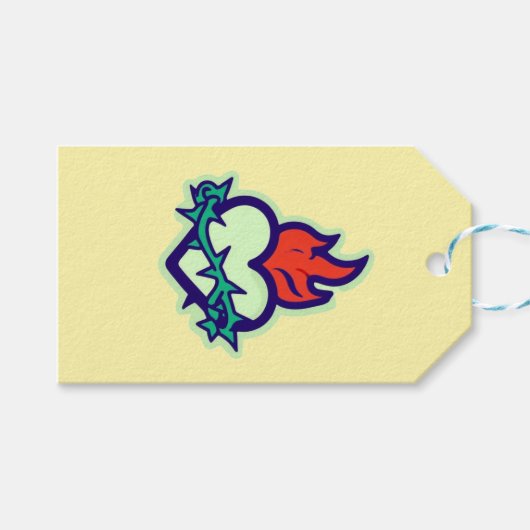 hart cadeaulabel (Voorkant (Horizontaal))