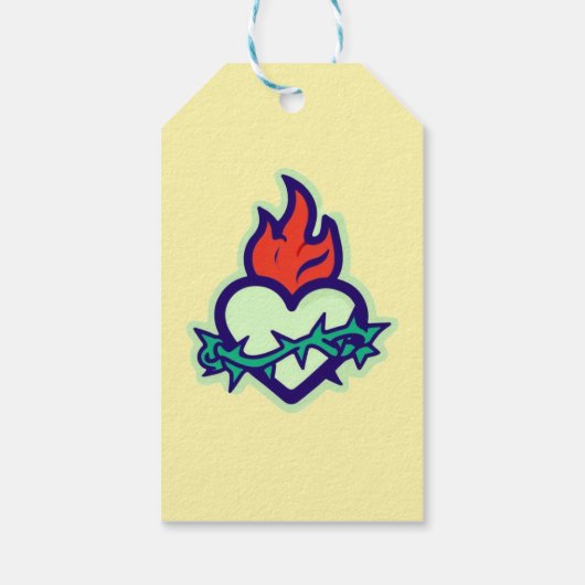 hart cadeaulabel (Achterkant)