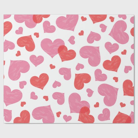 hart cadeaupapier (Vlak)