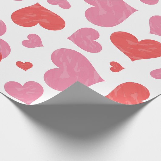 hart cadeaupapier (Hoek)