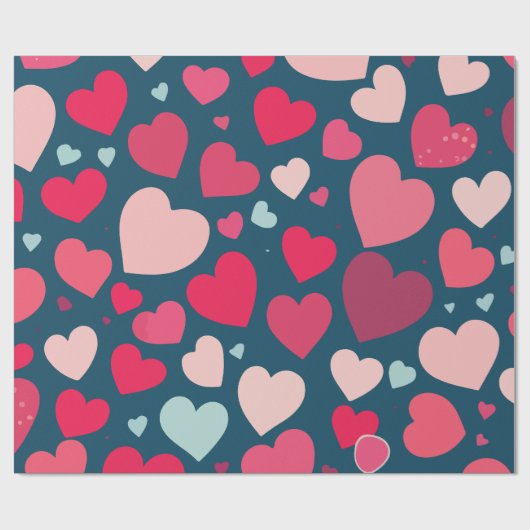 hart cadeaupapier (Vlak)