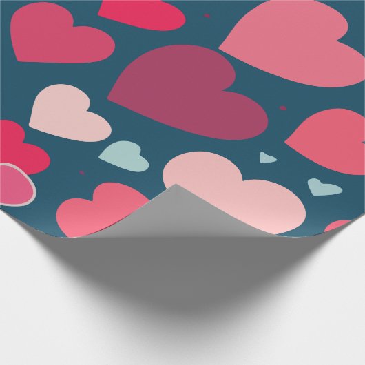 hart cadeaupapier (Hoek)