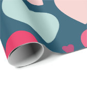 hart cadeaupapier (Rol Hoek)