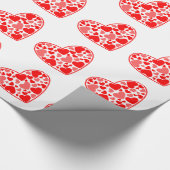 hart cadeaupapier (Hoek)