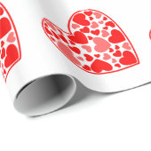 hart cadeaupapier (Rol Hoek)