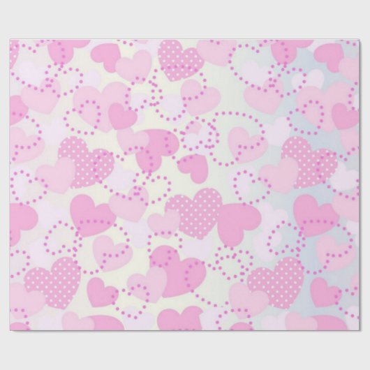 hart cadeaupapier (Vlak)