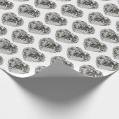 hart cadeaupapier (Hoek)