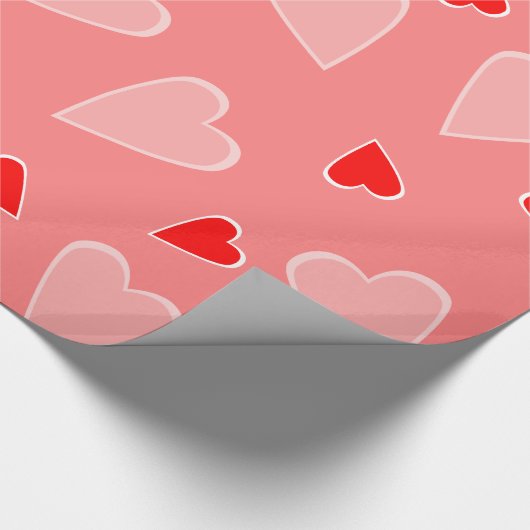 hart cadeaupapier (Hoek)