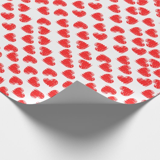 hart cadeaupapier (Hoek)