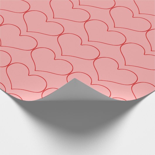 hart cadeaupapier (Hoek)