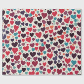 hart cadeaupapier (Vlak)