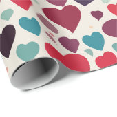 hart cadeaupapier (Rol Hoek)