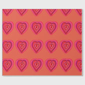 hart cadeaupapier (Vlak)