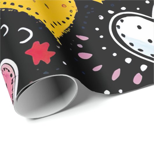 hart cadeaupapier (Rol Hoek)