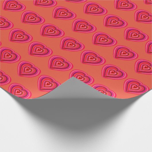 hart cadeaupapier (Hoek)