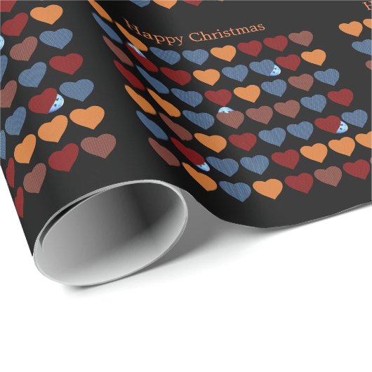 hart cadeaupapier (Rol Hoek)